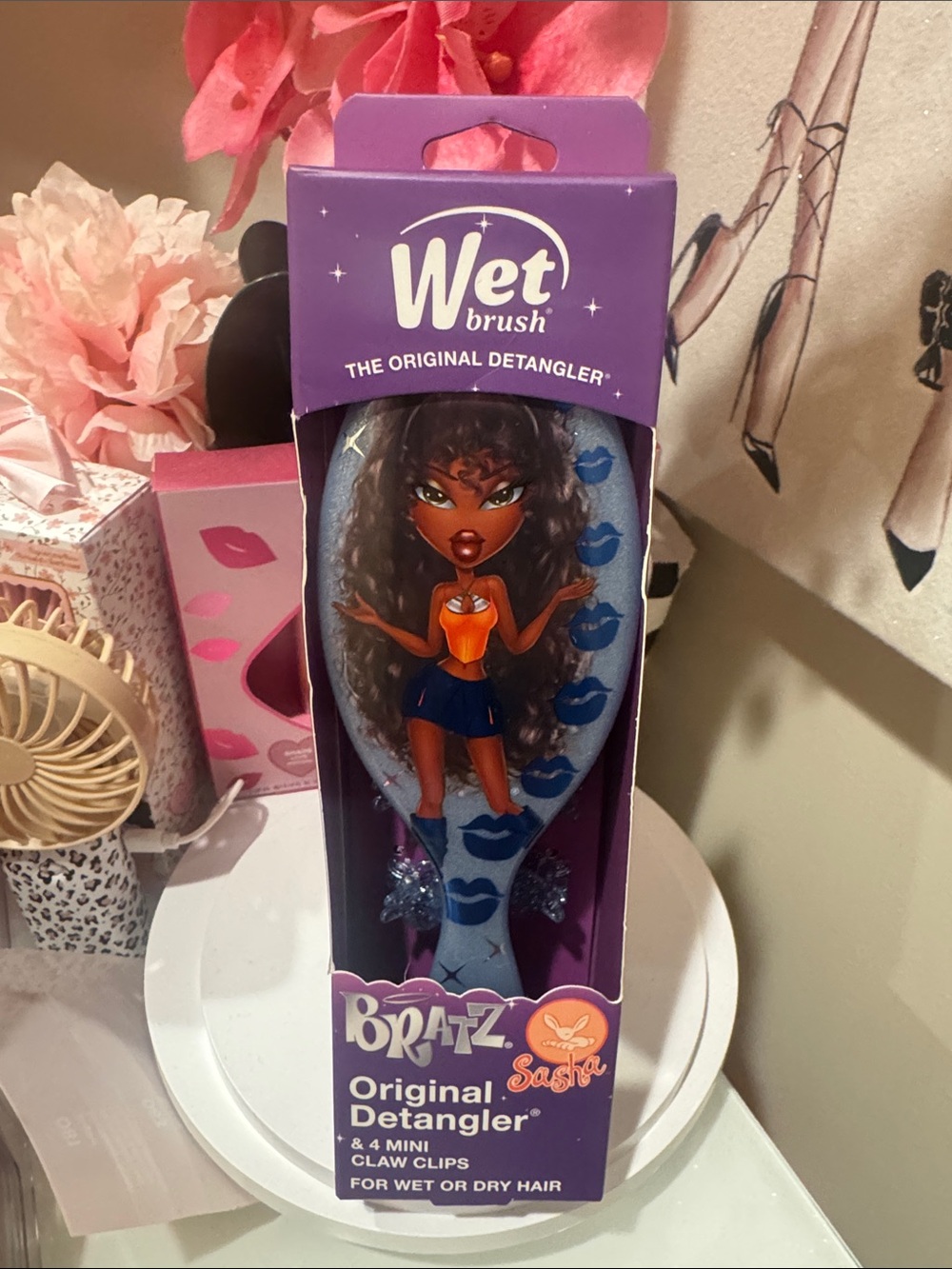 Wet Brush Bratz Sasha Original Detangler - Blue